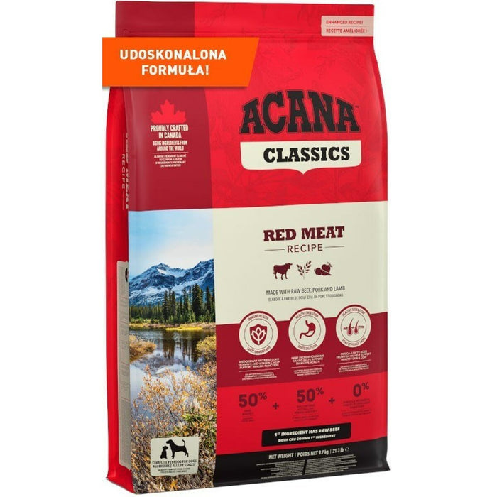 Nourriture Acana Dog TF Classics Red Adulte Veau 9,7 Kg