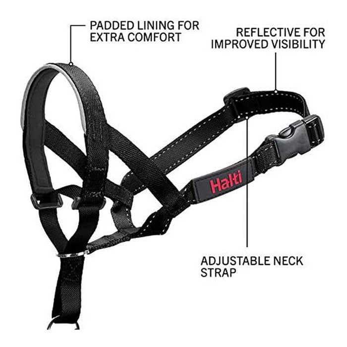 Dog Training Collars Company of Animals Halti Black Muzzle (51-73 cm) - VMX PETS