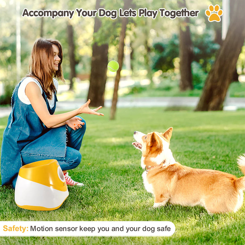 Automatic Throwing Machine Pet Outdoor Toy Ball Dog Tennis Launcher Dog Walking Tool - VMX PETS - VMX PETS