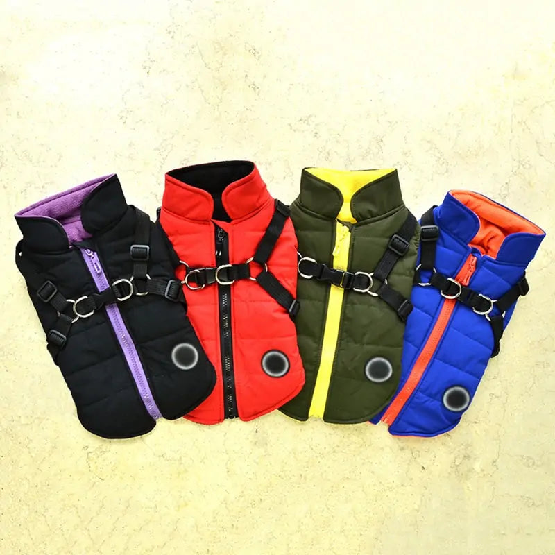 Waterproof Pet Coat with Harness - VMX PETS - VMX PETS