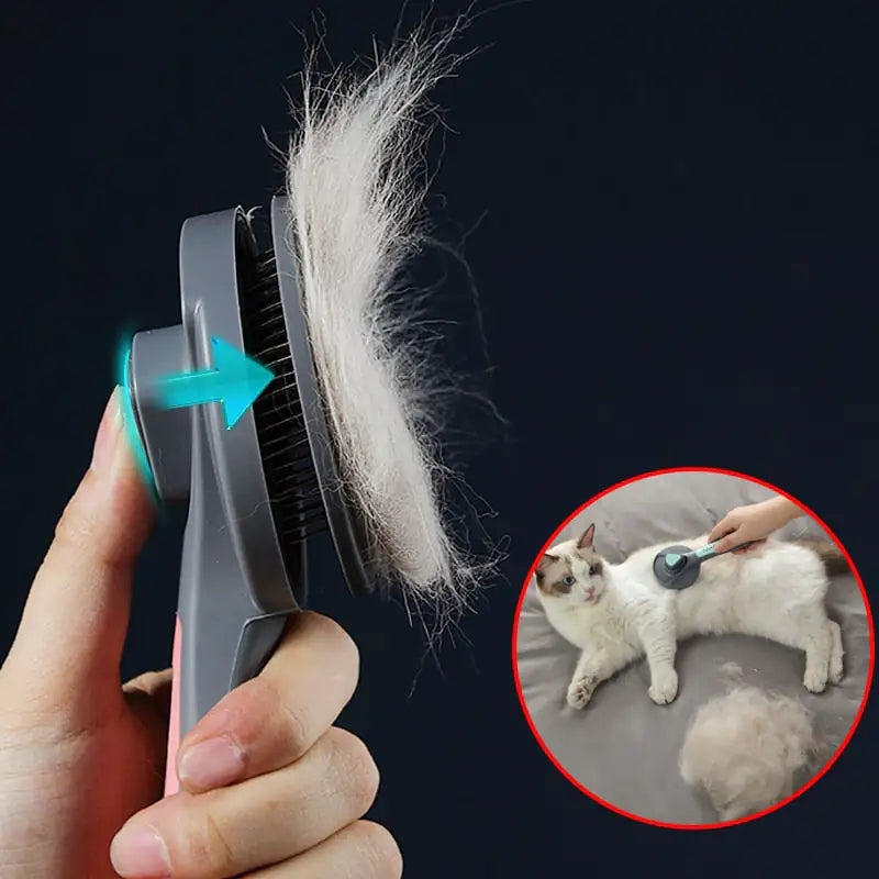 Self Cleaning Grooming Pet Brush - VMX PETS - VMX PETS