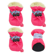 4 Pieces Waterproof Winter Pet Dog Shoes - VMX PETS