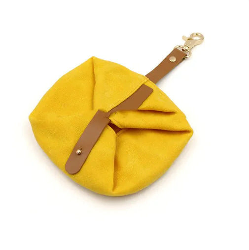 Folding Dog Bowl Canvas Dog Tableware Drinking Water Bowl Feeding Bowl Walking Dog Portable Pet Ration Bag - VMX PETS - VMX PETS