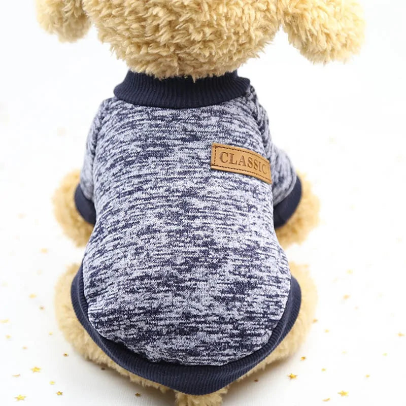 Classic Warm Puppy Pet Cat Winter Fashion Clothes - VMX PETS - VMX PETS