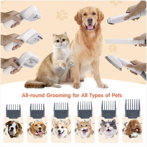 Pet Hair Care Vacuum & Scissors All-in-One Device - VMX PETS - VMX PETS