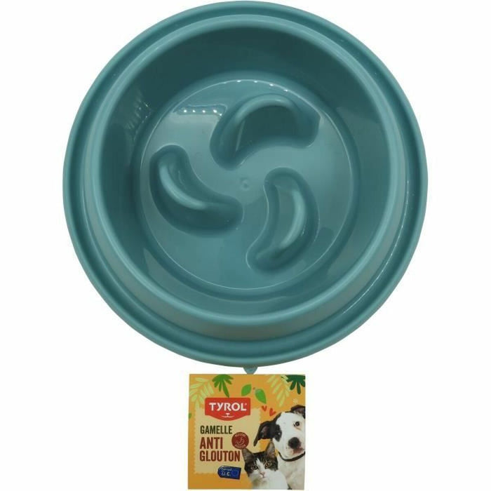 Tyrol Slow Eating Plastic Food Bowl for Pets