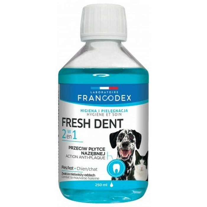 Bain de Bouche Francodex Fresh dent 500 ml Chat Chien