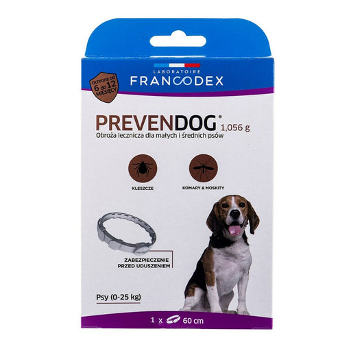 Anti-parasite collar Francodex PrevenDog 65 cm Ticks - VMX PETS