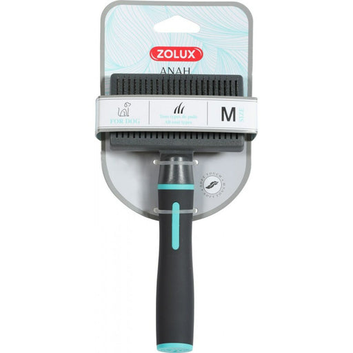 Zolux Anah Turquoise Dog Manual Cleaning Brush & Self-Clean Brush (Copy) - VMX PETS