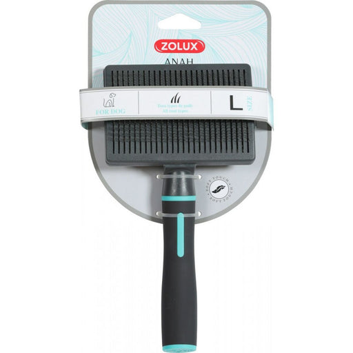 Zolux Anah Turquoise Dog Manual Cleaning Brush & Self-Clean Brush (Copy) - VMX PETS