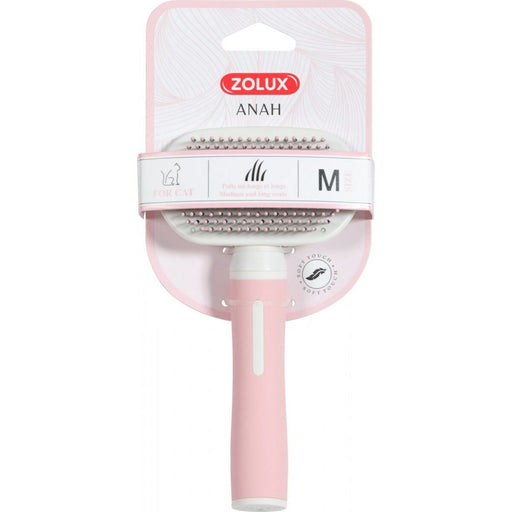 Brush Zolux 550003 M Pink Steel Plastic - VMX PETS