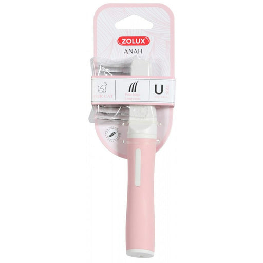 Brush Zolux 550016 Cat Felt Multicolour Pink Metal Stainless steel Plastic - VMX PETS