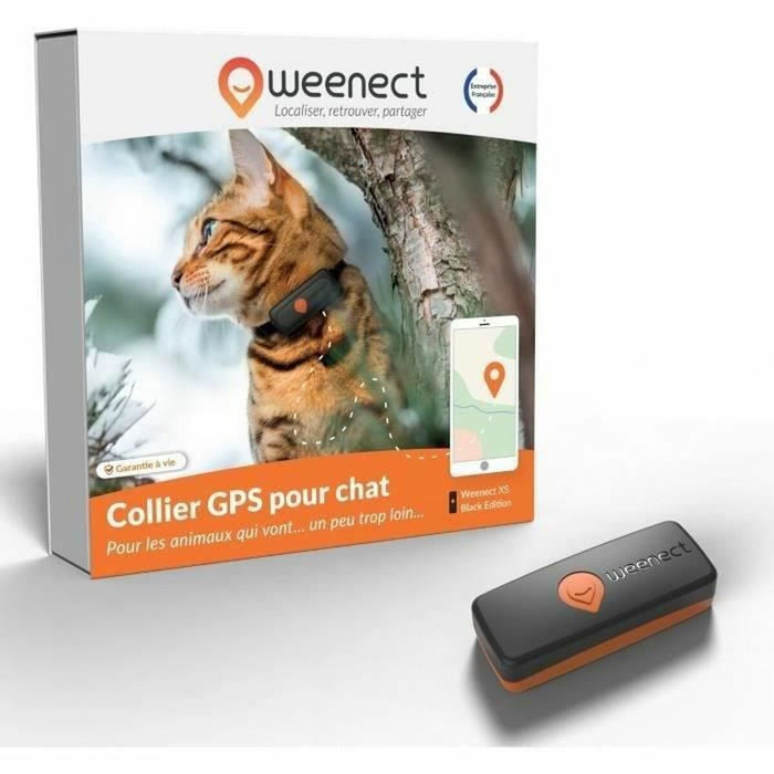 Anti-loss Localiser Weenect Weenect XS GPS Black - VMX PETS