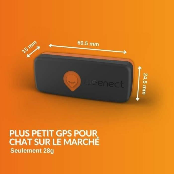 Anti-loss Localiser Weenect Weenect XS GPS Black - VMX PETS