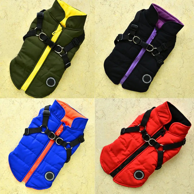 Waterproof Pet Coat with Harness - VMX PETS - VMX PETS