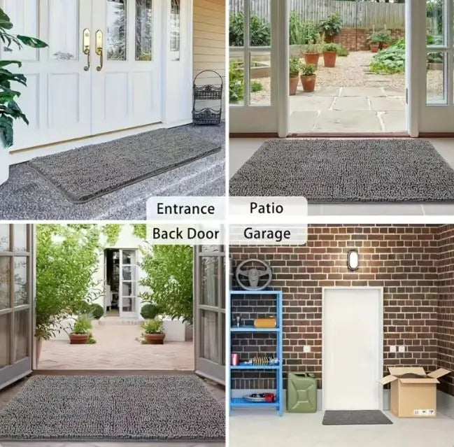 Pet Chenille Bathroom Door Absorbent Floor Mat Non-slip - VMX PETS - VMX PETS