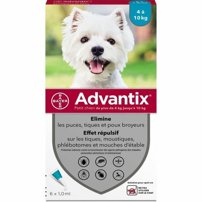 Anti-parasites Advantix Dog 4-10 kg 6 Units - VMX PETS