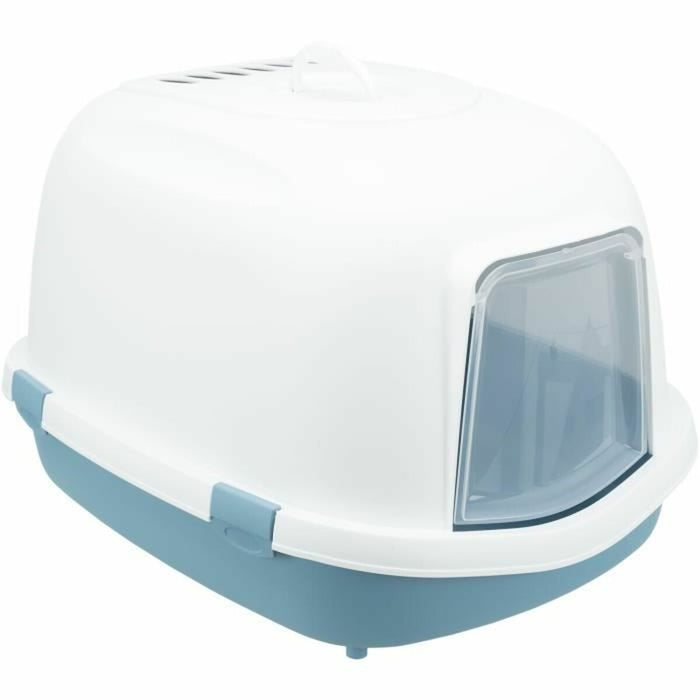 Cat Litter Box Trixie White Plastic - VMX PETS