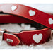 Dog collar Hunter Love M/L 47-54 cm Red - VMX PETS