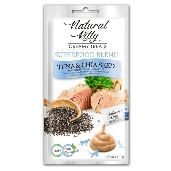 Natural Kitty Superfood Blend Snack for Cats (4 x 12 g) (Copy) - VMX PETS - Natural Kitty