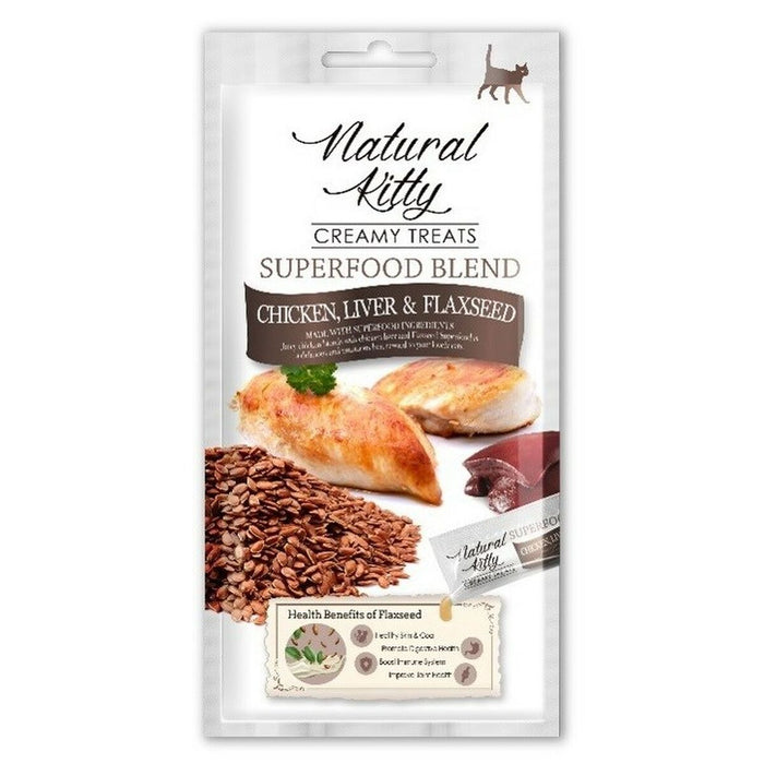 Natural Kitty Superfood Blend Snack for Cats (4 x 12 g) (Copy) - VMX PETS - Natural Kitty