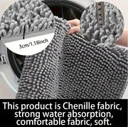 Pet Chenille Bathroom Door Absorbent Floor Mat Non-slip - VMX PETS - VMX PETS