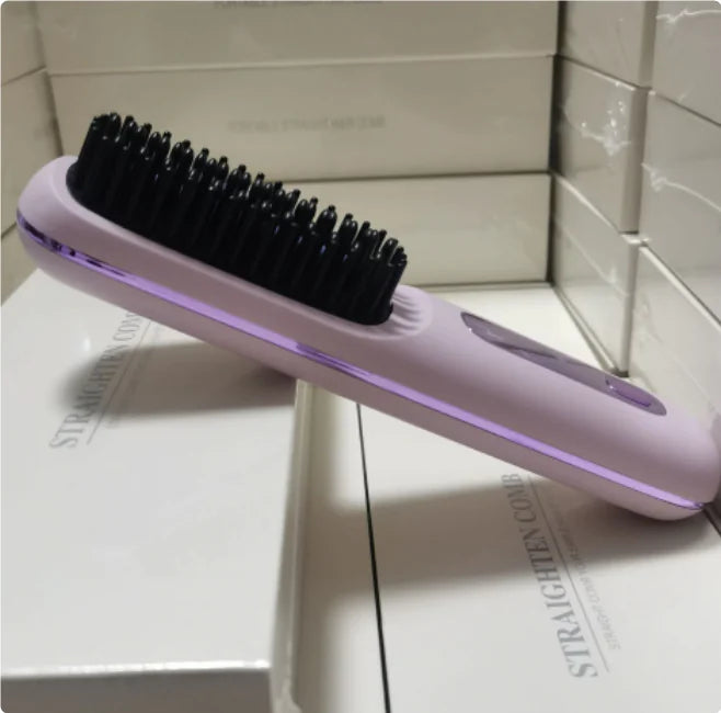 2-in-1 Wireless Hair Straightener Brush - VMX PETS - VMX PETS