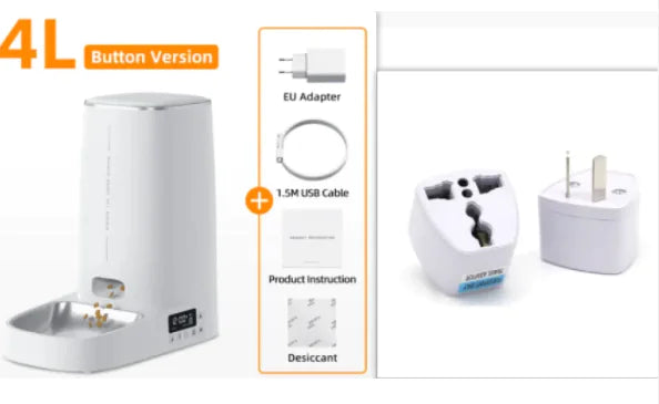 4L Automatic Pet Feeder Cat Food Dispenser - VMX PETS - VMX PETS