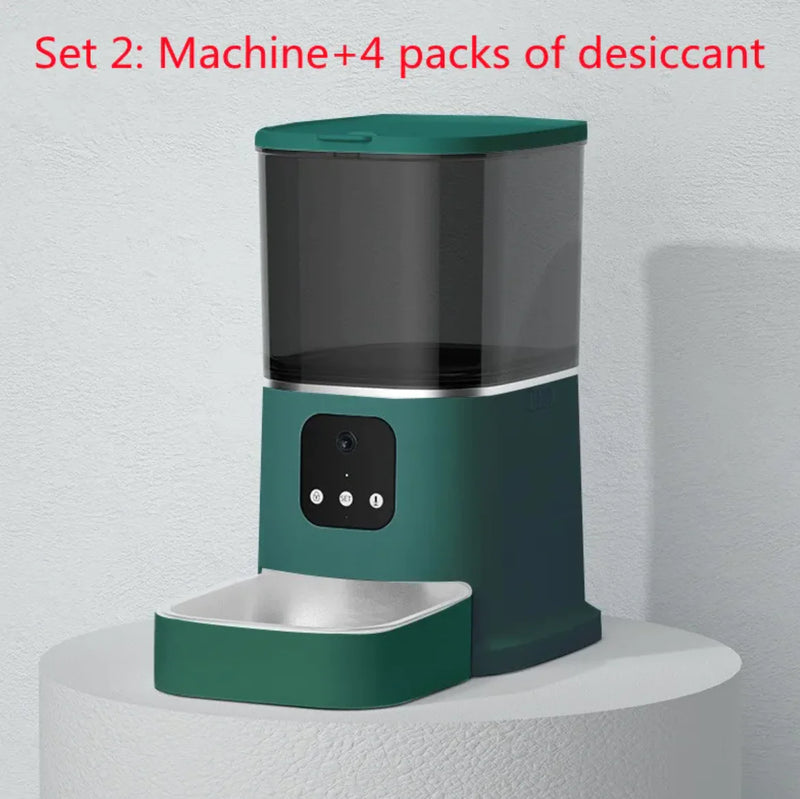 Smart Automatic Pet Feeder – WiFi & Voice Control - VMX PETS - VMX PETS