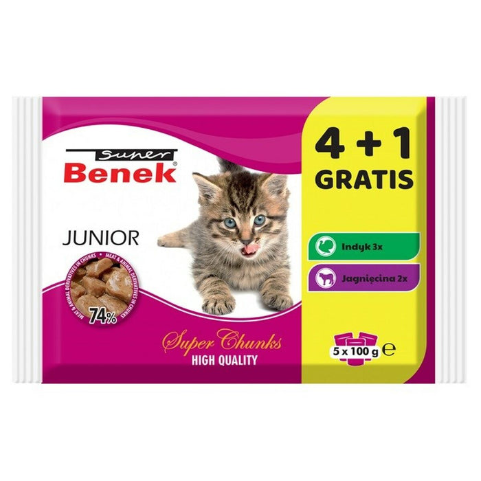 Cat food Super Benek Junior Turkey Lamb - VMX PETS
