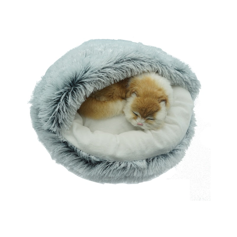 2 In 1 Long Plush Pet Bed - VMX PETS