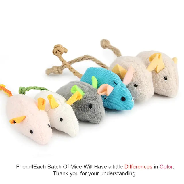 Pet Toy Mice Plush Mouse Cat Toy For Kitten - VMX PETS - VMX PETS