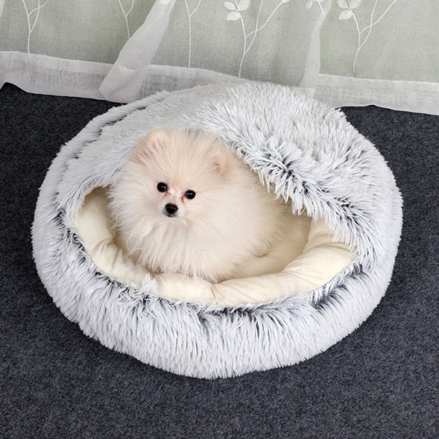 2 In 1 Long Plush Pet Bed - VMX PETS