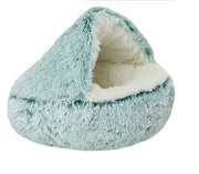 2 In 1 Long Plush Pet Bed - VMX PETS