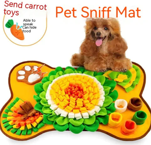 Pet Sniffing Pad with Sound & Radish Design - VMX PETS - VMX PETS