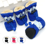 4 Pieces Waterproof Winter Pet Dog Shoes - VMX PETS