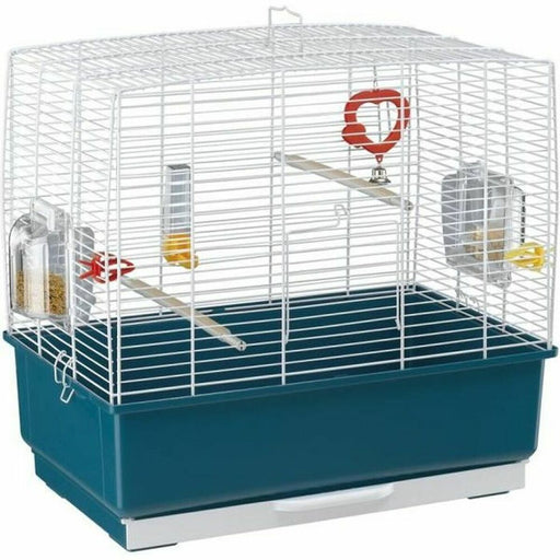 Bird cage Ferplast Rekord 3 Blue/White 49 x 30 x 48,5 cm - VMX PETS