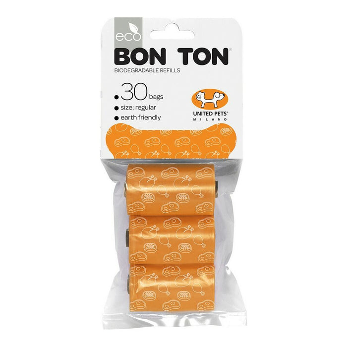 Sanitary bags United Pets Bon Ton Regular Dog Orange (3 x 10 uds) - VMX PETS