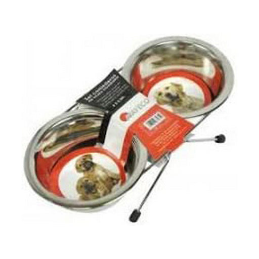 Dog Feeder Nayeco Stainless steel (2 x 750 ml) - VMX PETS