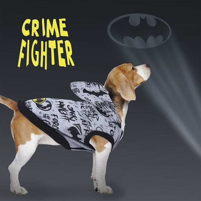 Dog Sweatshirt Batman Black