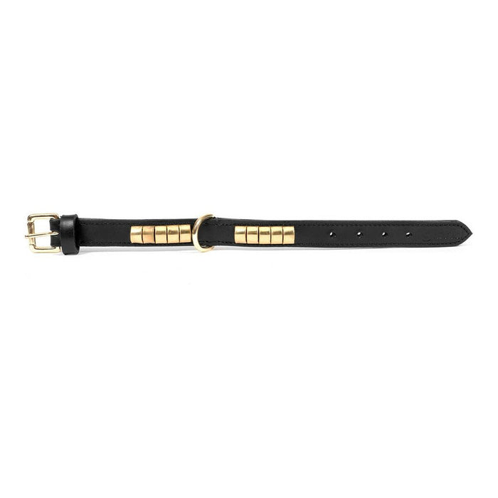 Dog collar Gloria Duna Black Golden (60 x 2.5 cm) - VMX PETS