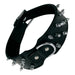Dog collar Gloria Black Spikes (60 cm) - VMX PETS