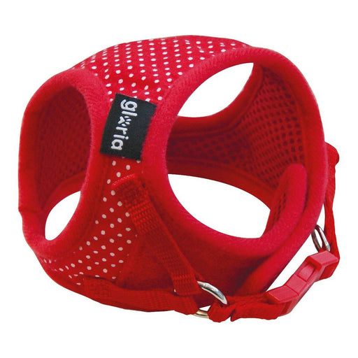 Dog Harness Gloria Points 33-44 cm Red Size L - VMX PETS