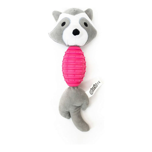 Dog chewing toy Gloria Zar with sound Polyester Eva Rubber polypropylene Racoon - VMX PETS