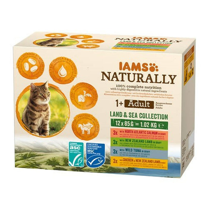 Aliments pour chat Eukanuba Naturally Adult Poisson