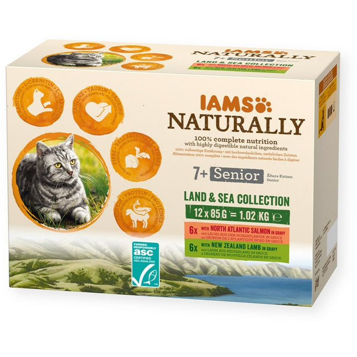 Aliments pour chat Eukanuba Naturally Adult Poisson