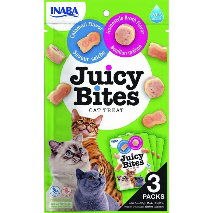 Inaba Juicy Bites Snack for Cats (3 x 11.3 g)