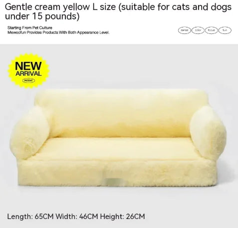 Four-Season Soft Cat Nest Warm & Washable Pet Bed - VMX PETS - VMX PETS