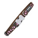 Dog collar Red Dingo Style Pink Spots (2 x 31-47 cm) - VMX PETS