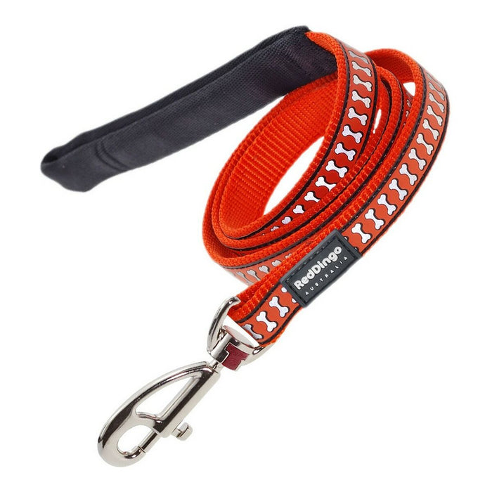 Dog Lead Red Dingo Reflective Orange (2 x 120 cm) - VMX PETS